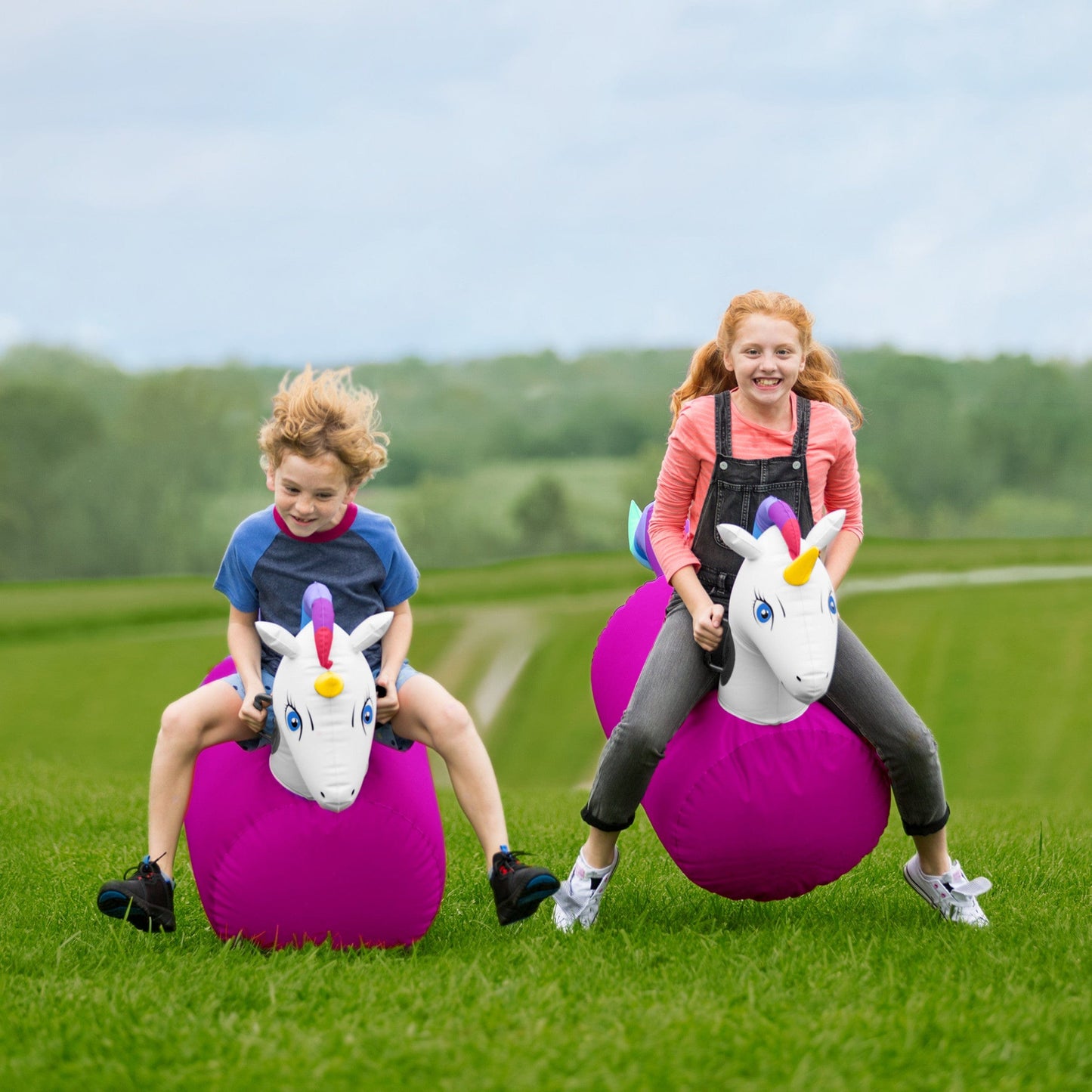 Inflatable Ride-On Hop 'n Go Unicorns