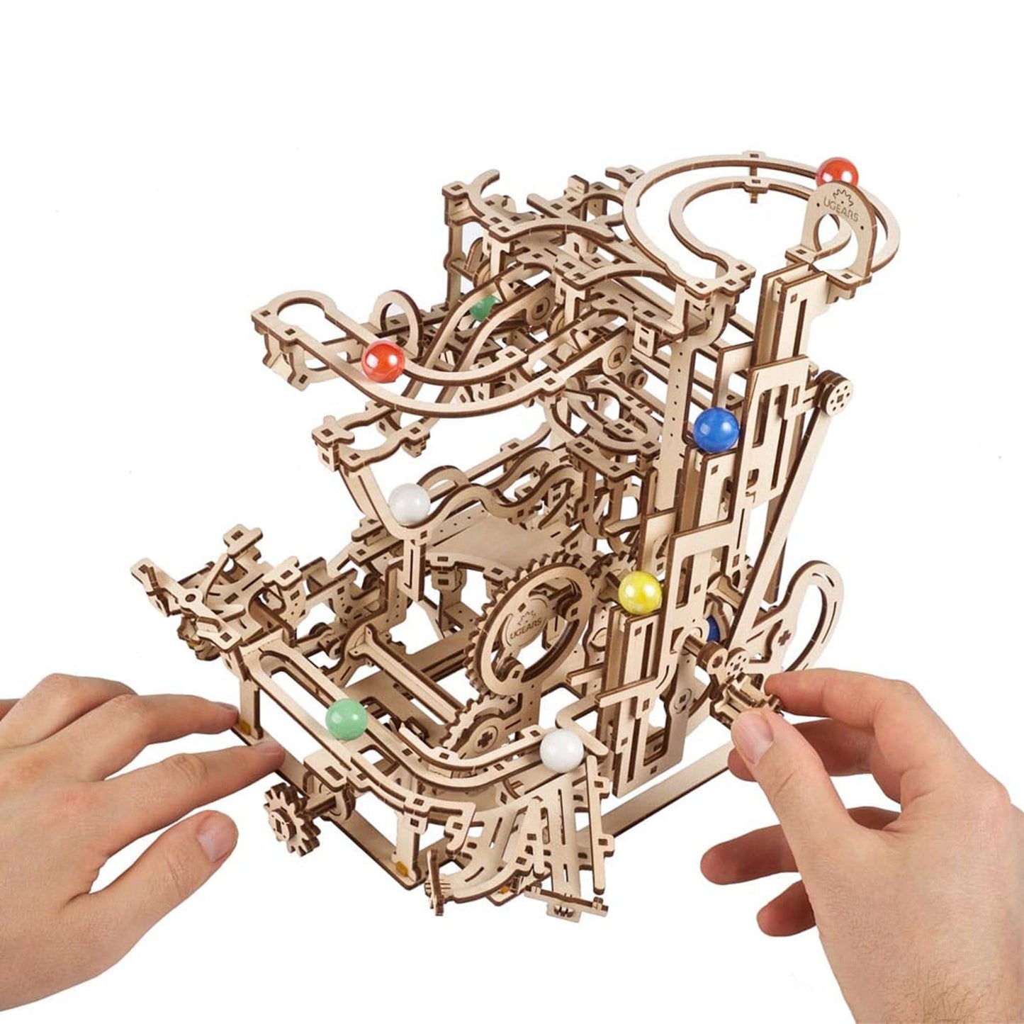 Marble Run Tiered Hoist - 3 Mechanical Model