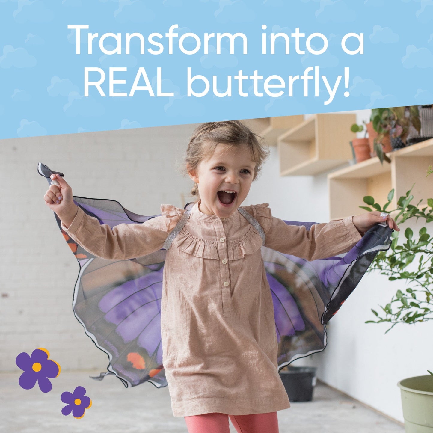 Realistic Butterfly Wings Costume