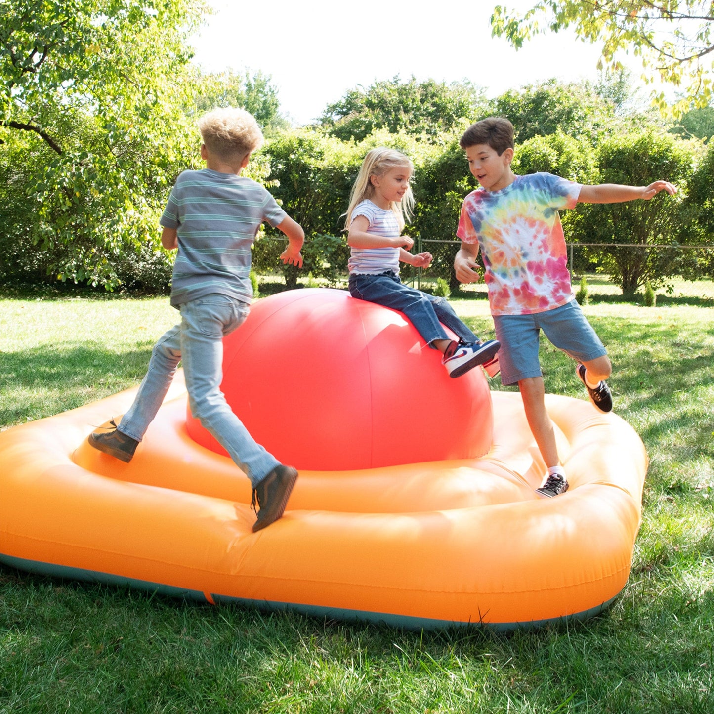 Bullseye Balance Ball Inflatable Platform