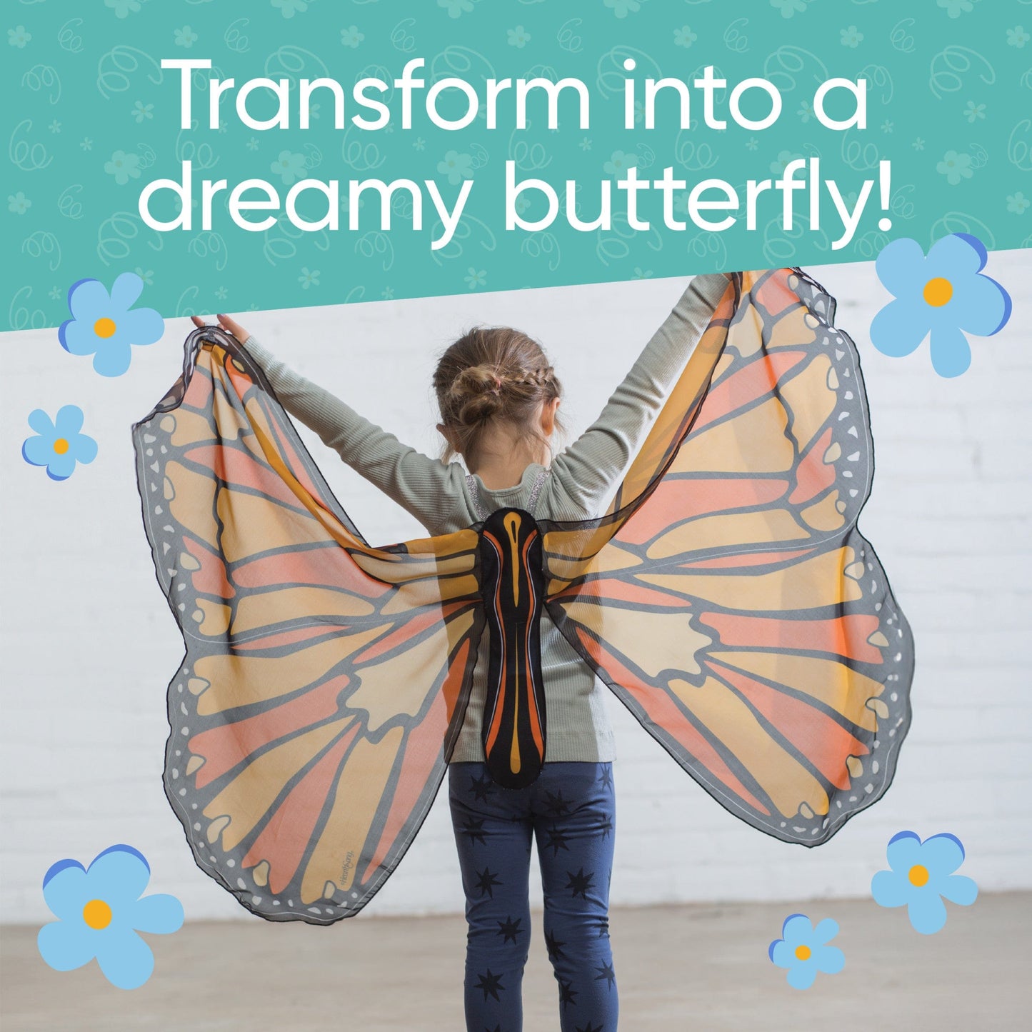 Colorful Butterfly Wings Costume