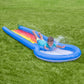 12-Foot Inflatable Rainbow Misted Water Slide with Splash Pool