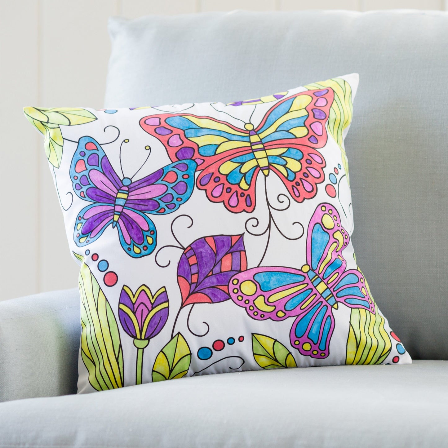 Color Pops Color-Your-Own Pillow Kit