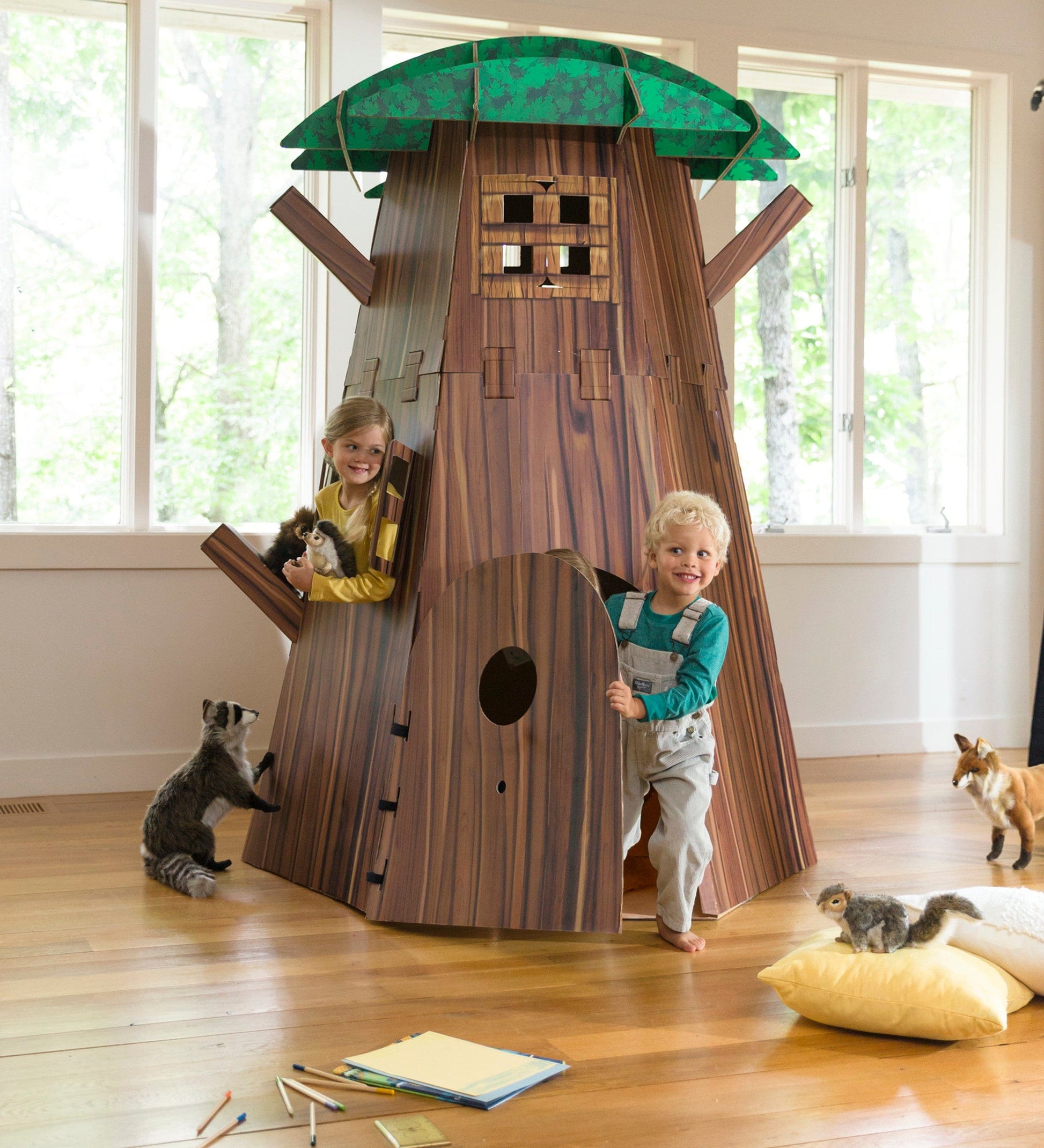 Constructagons Big Tree Fort Indoor Fort-Building Kit