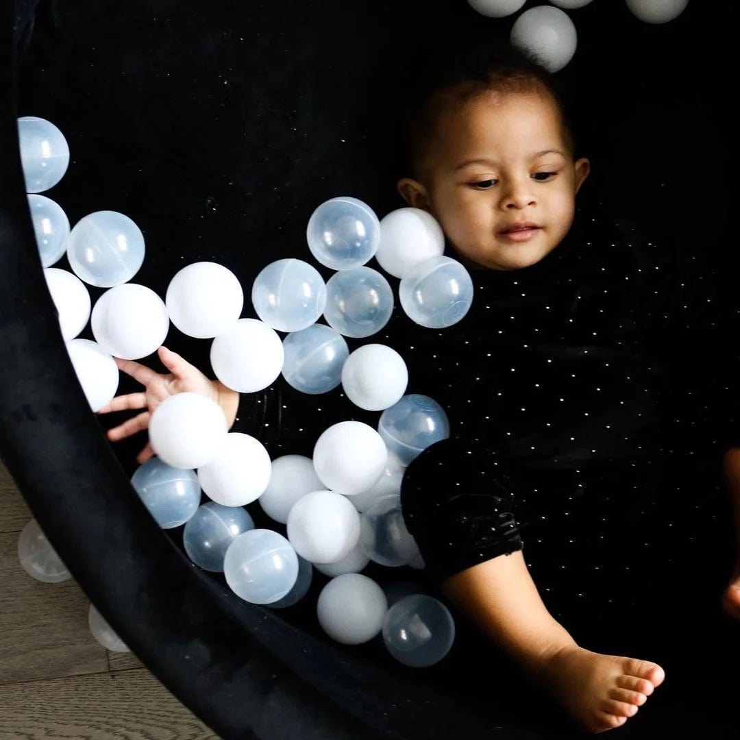 Premium Big Black Velvet Ball Pit + 400 Balls