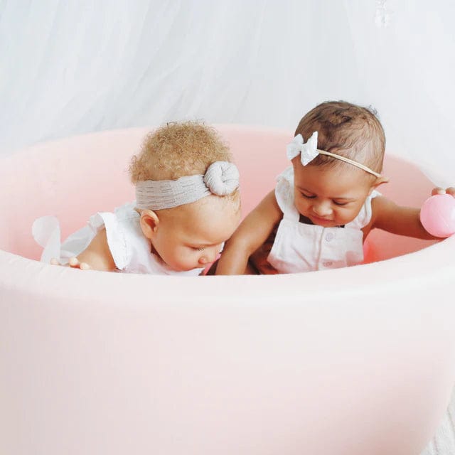 Premium Big Pink Velvet Ball Pit + 400 Balls
