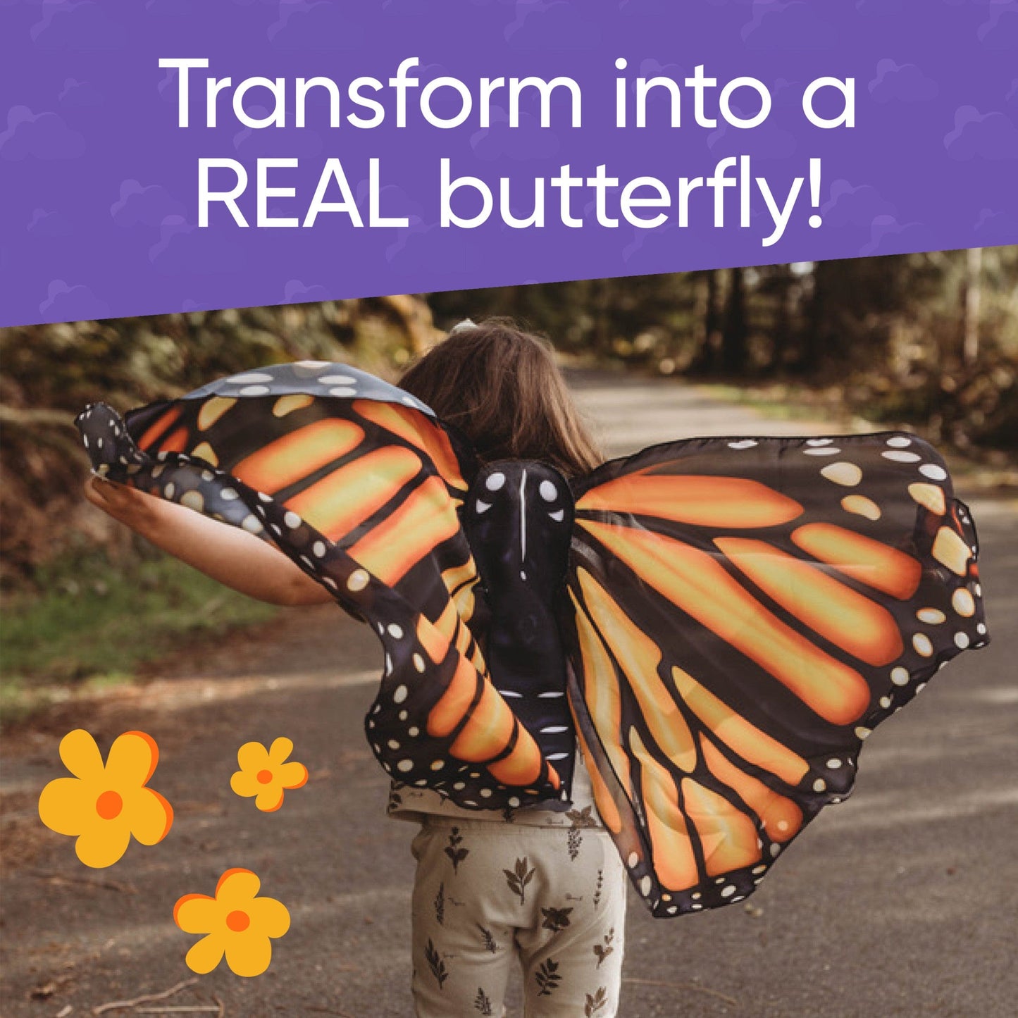 Realistic Butterfly Wings Costume