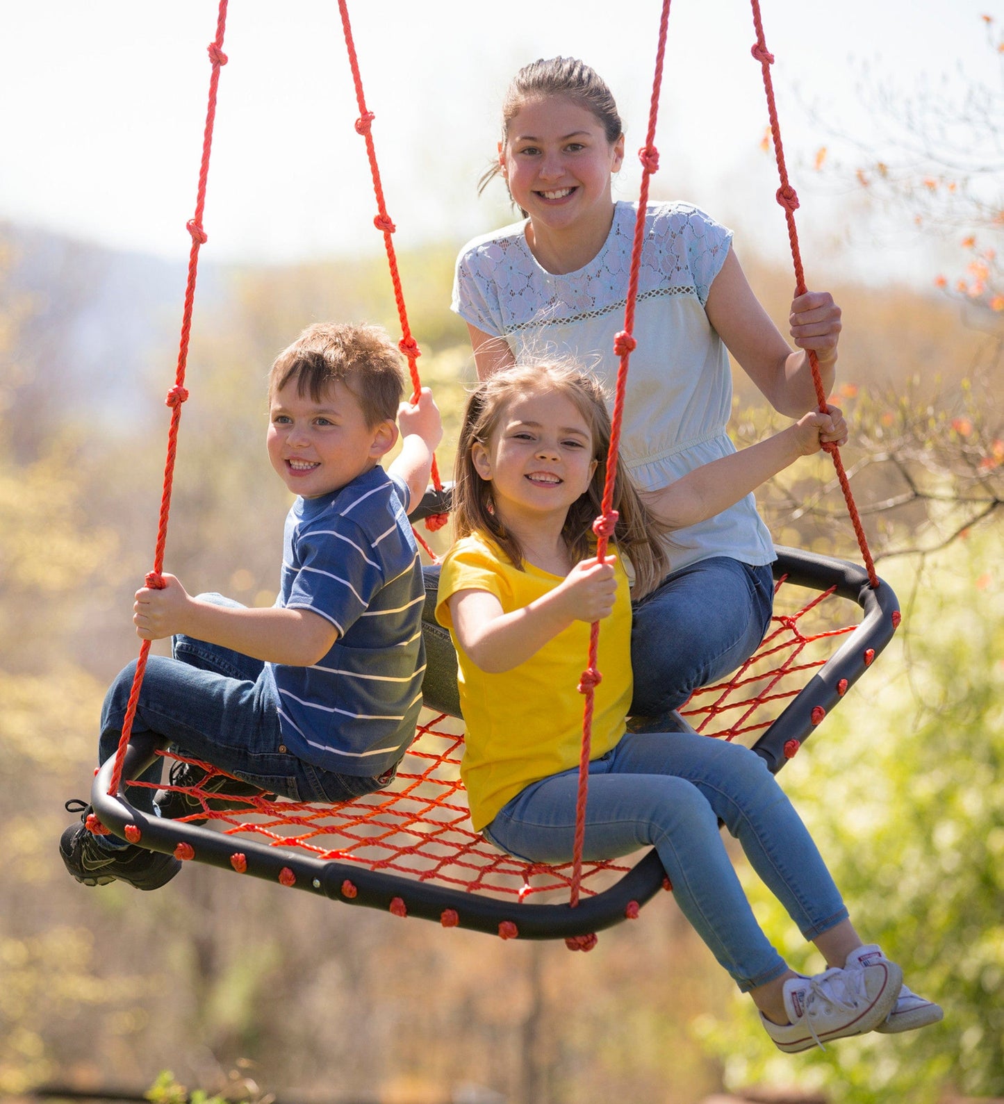 40-Inch Red Giant Rectangular Platform Swing