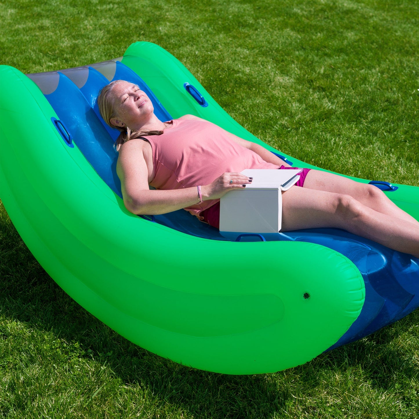 Rock With It! Giant 6-Foot Inflatable Curved Rocker