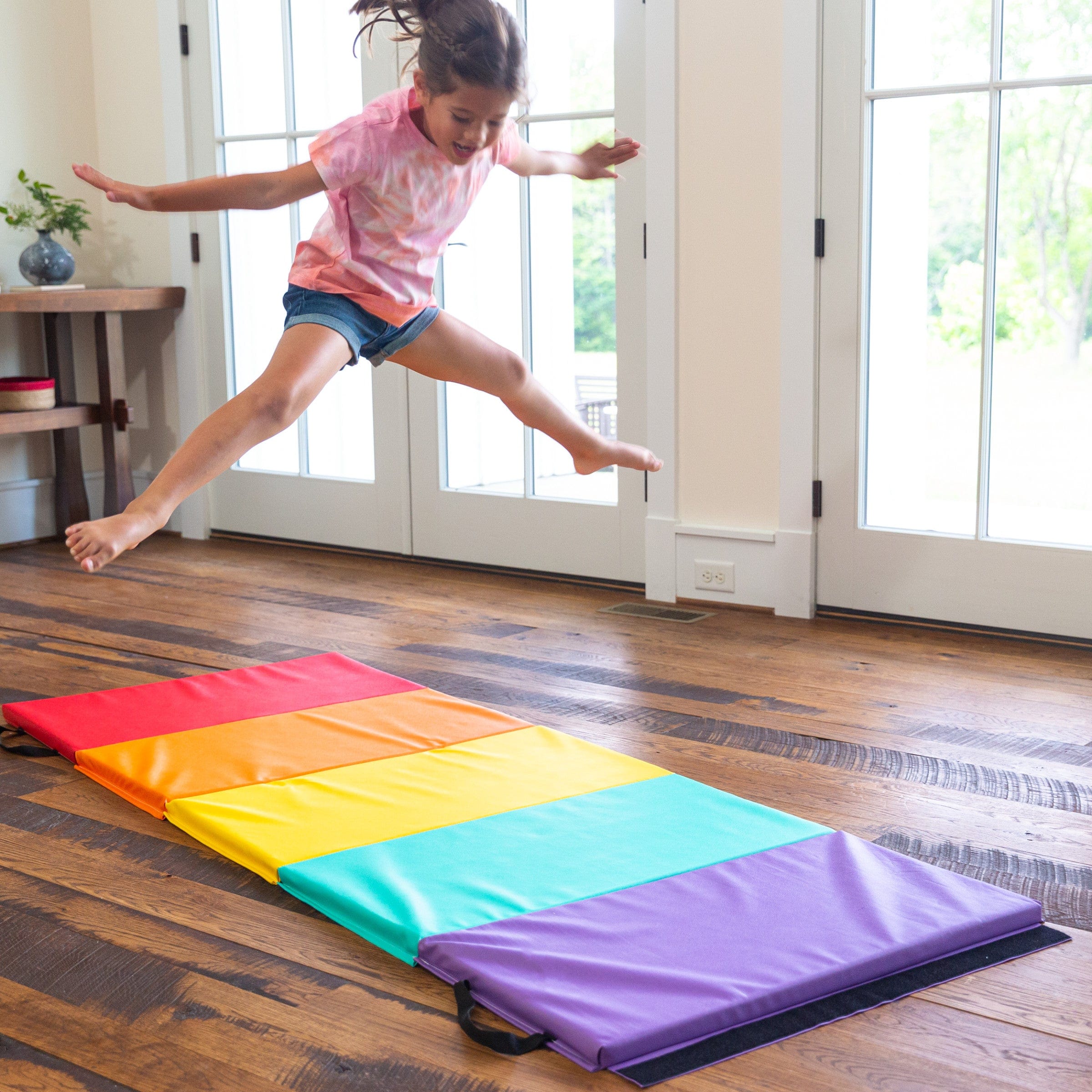 5-Panel Folding Gymnastics Tumbling Mat – Hearthsong