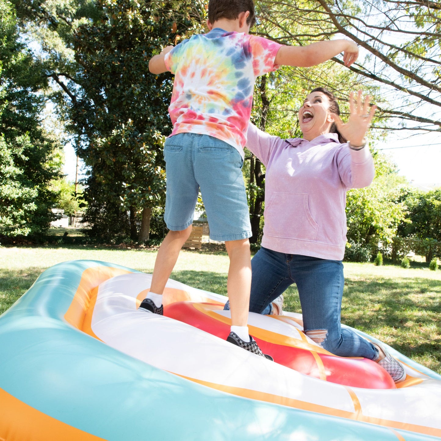 Bullseye Balance Ball Inflatable Platform