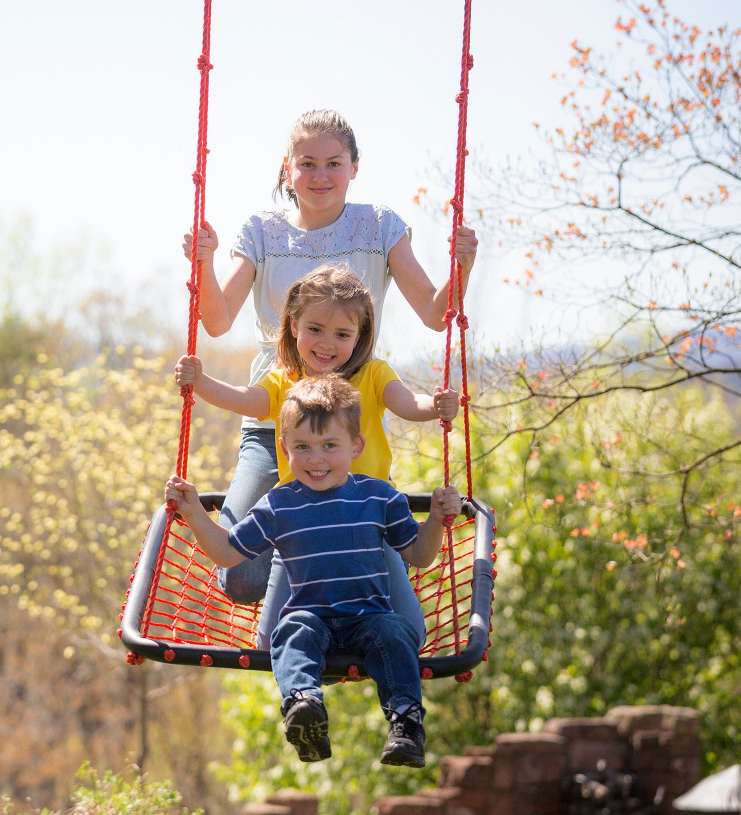 40-Inch Red Giant Rectangular Platform Swing