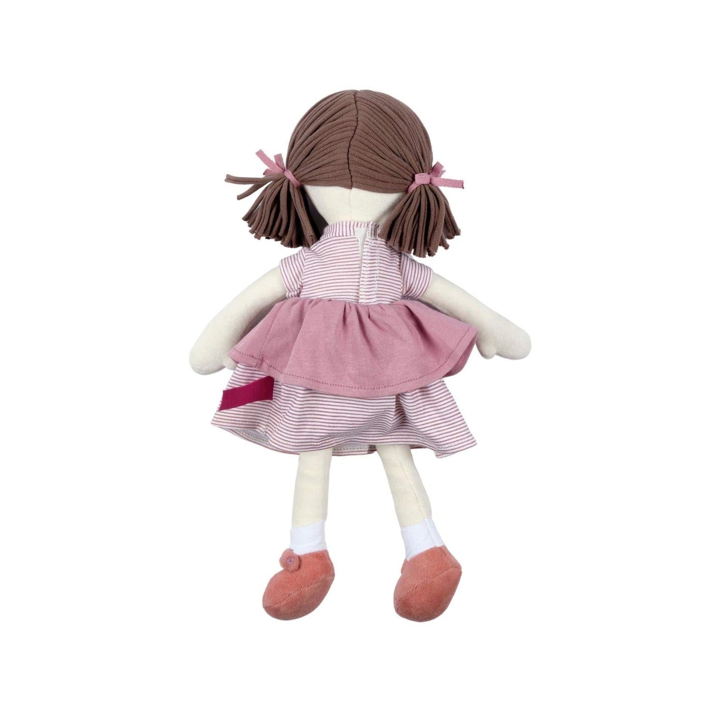 Brook Brown Hair With Pink Dress