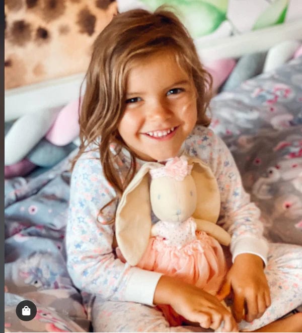 Marcella The Bunny In Ballerina Tulle Netting Pink Dress
