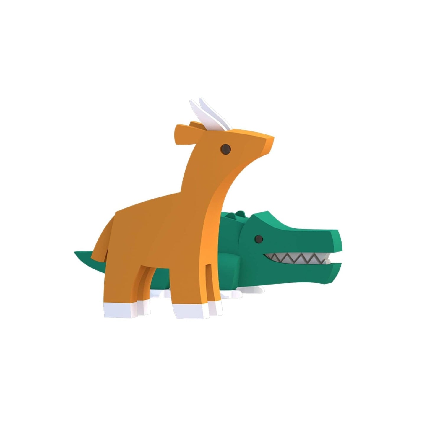 Wildlife Encounter Bundle: Impala And Crocodile