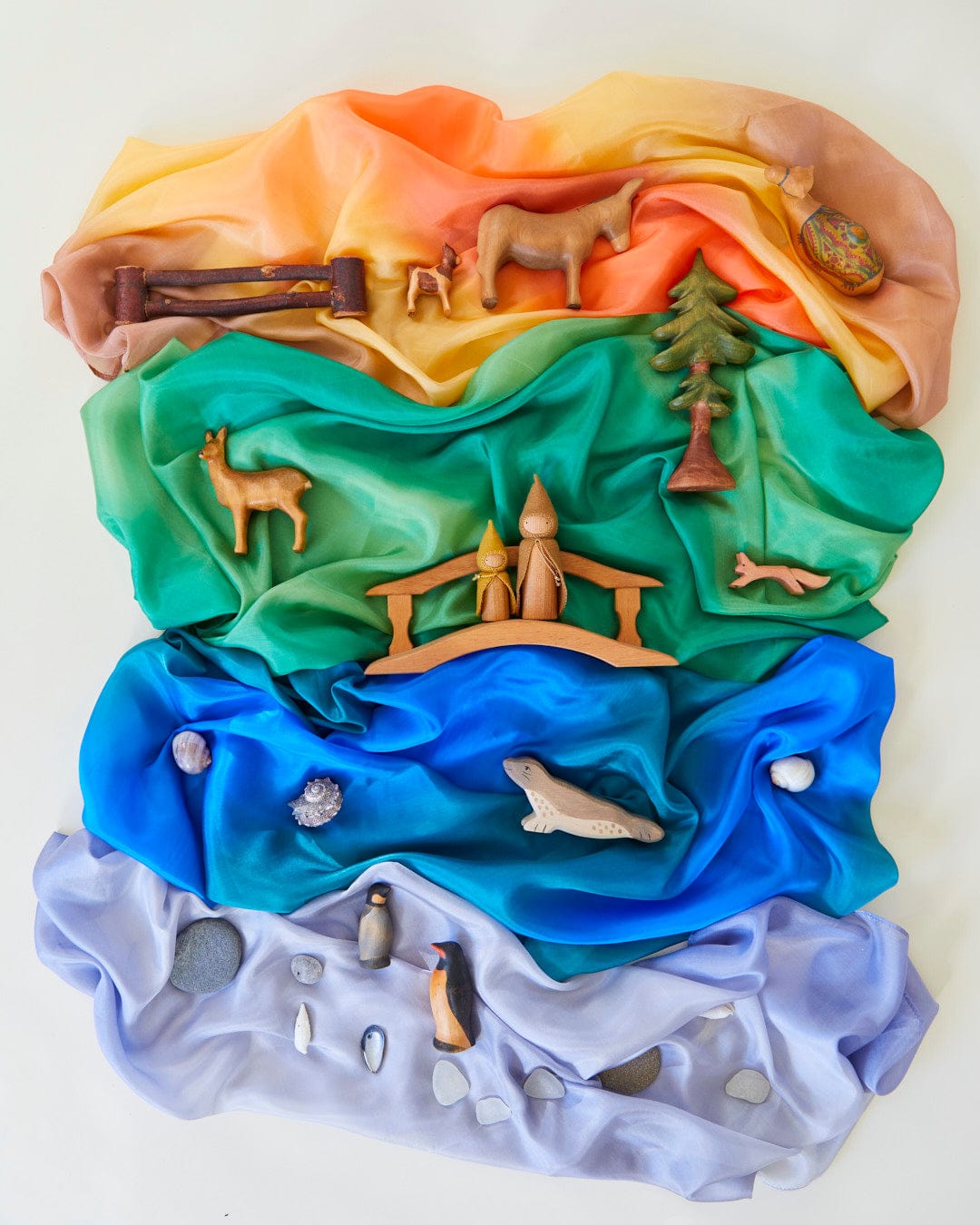 Sarah's Silks Earth Playsilk Set