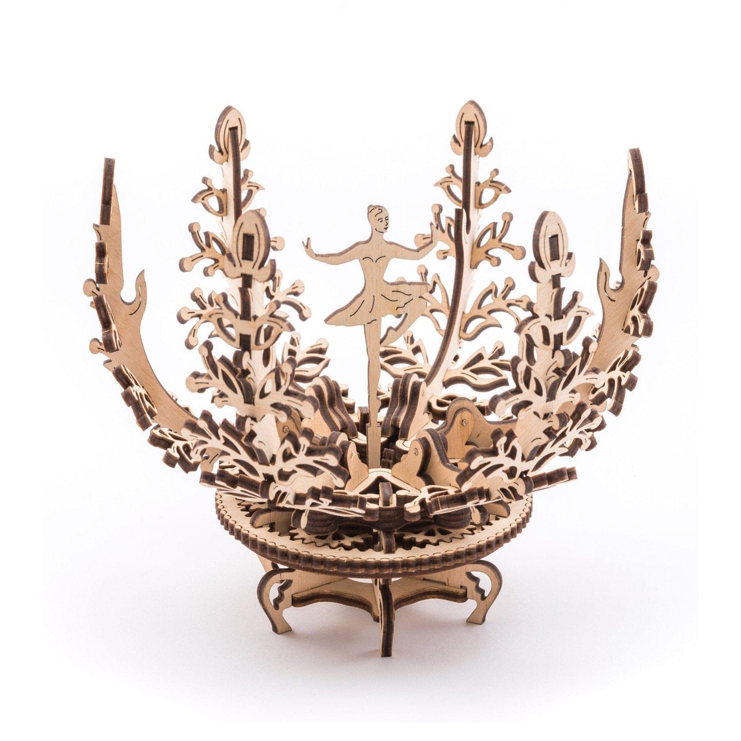 Mechanical Flower Wooden Model Kit
