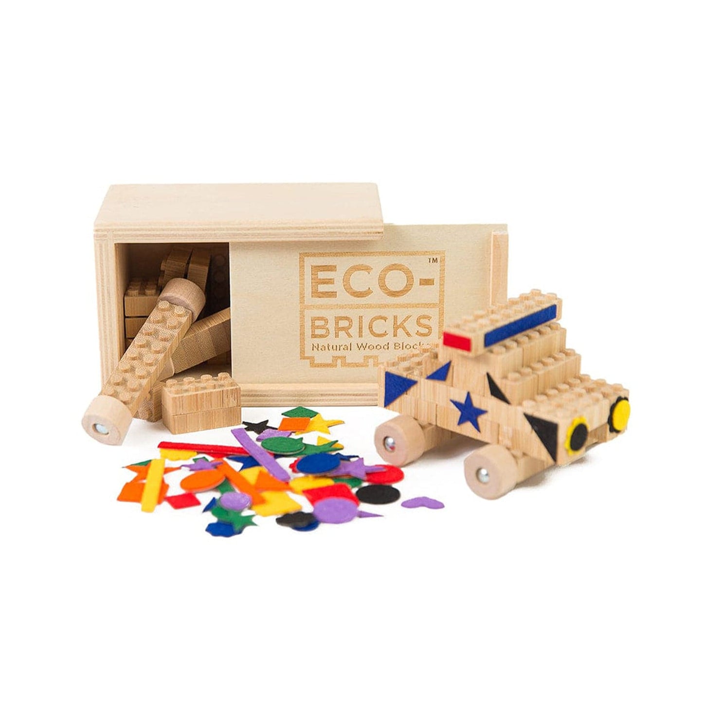 Eco-Bricks Bamboo 24pcs + Felt