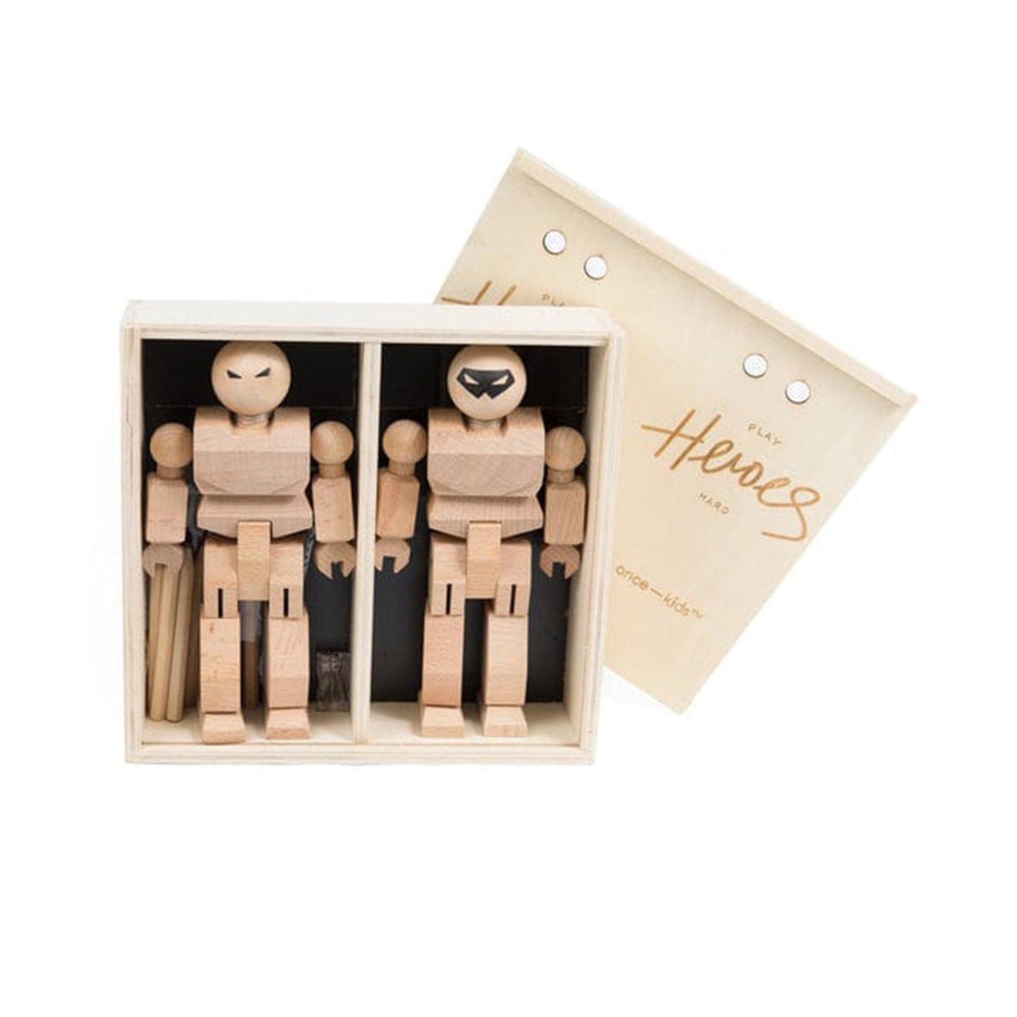 Playhard Heroes Action Figure DIY 2pcs