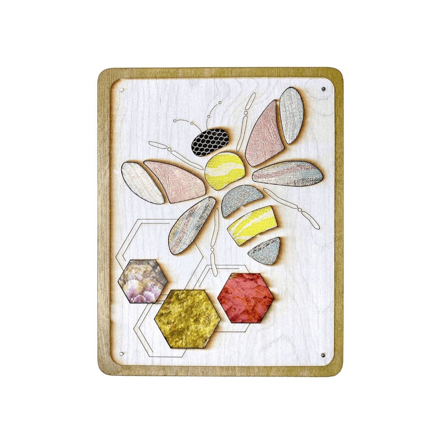 Bee Fabric Art Kit