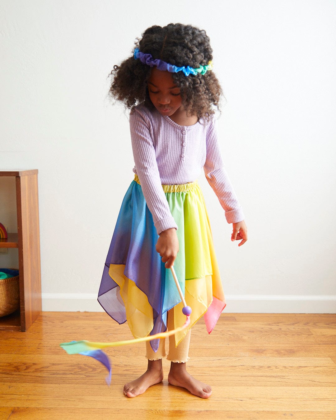 Sarah's Silks Rainbow Prince and Princess Dress Up Set