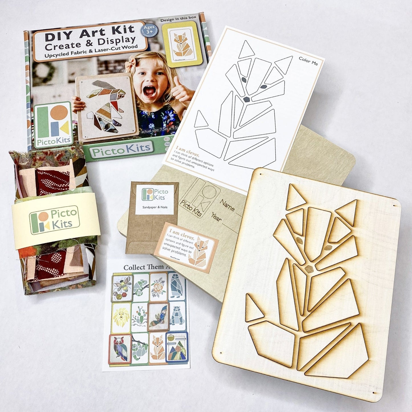 Fox Fabric Art Kit