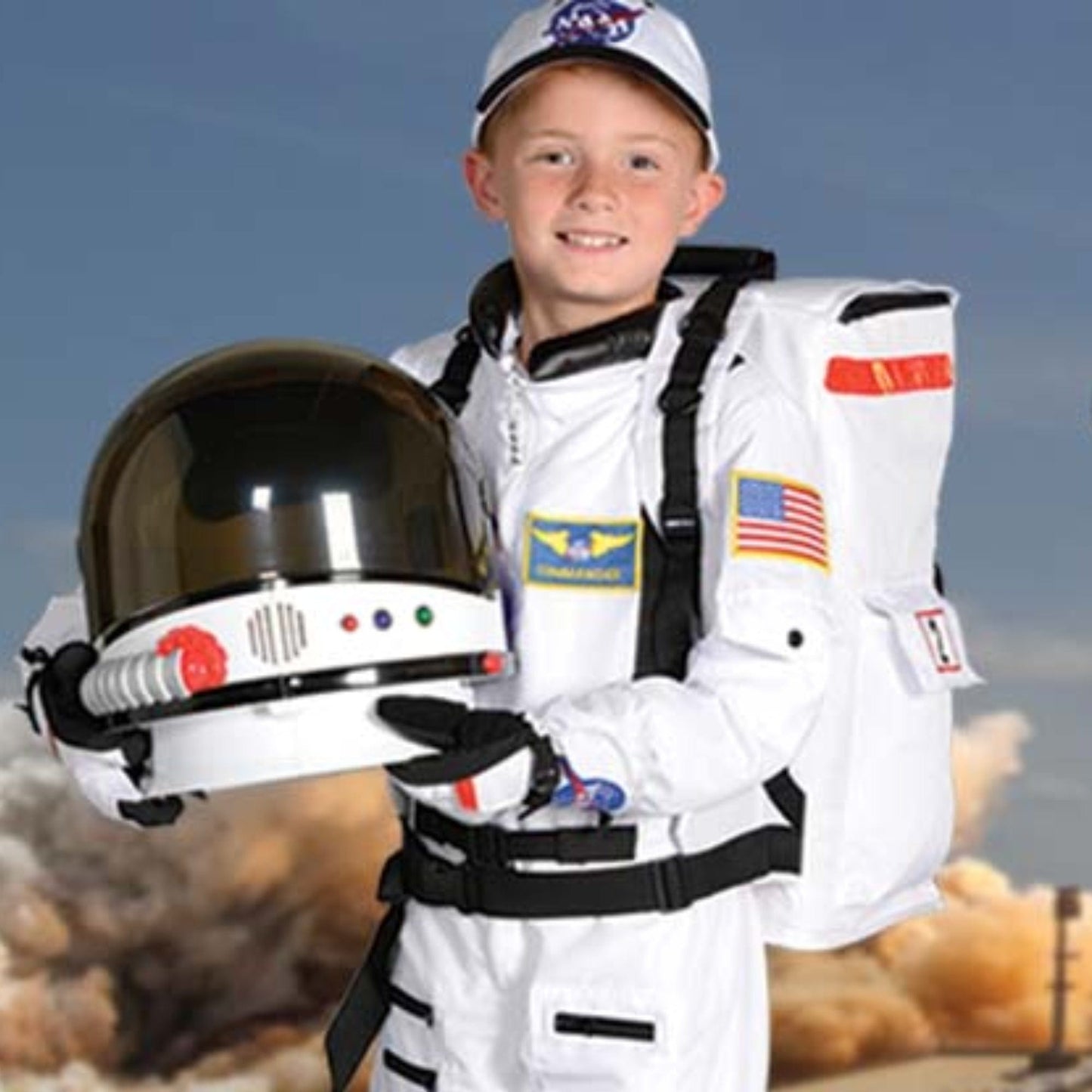 White Astronaut Suit W/ White Helmet
