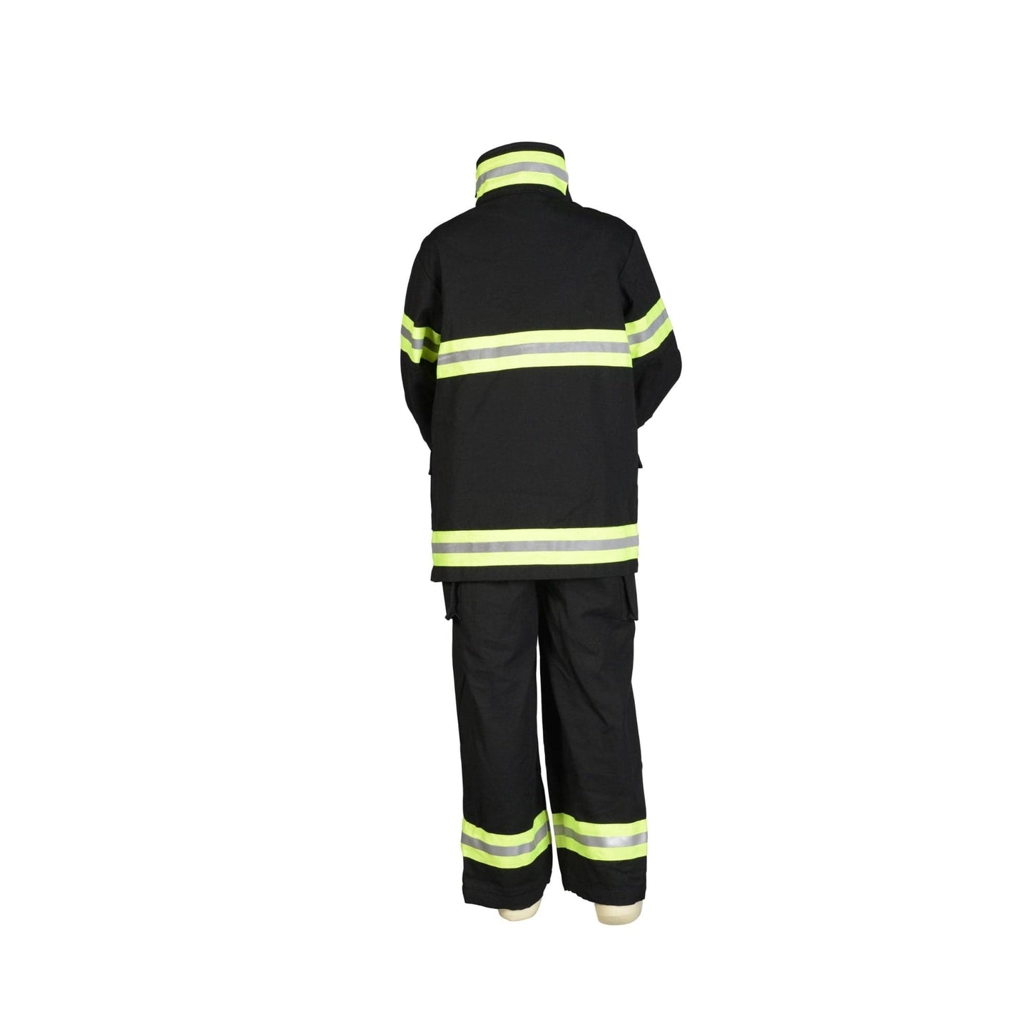 Black Firefighter Suit W/ Black Helmet
