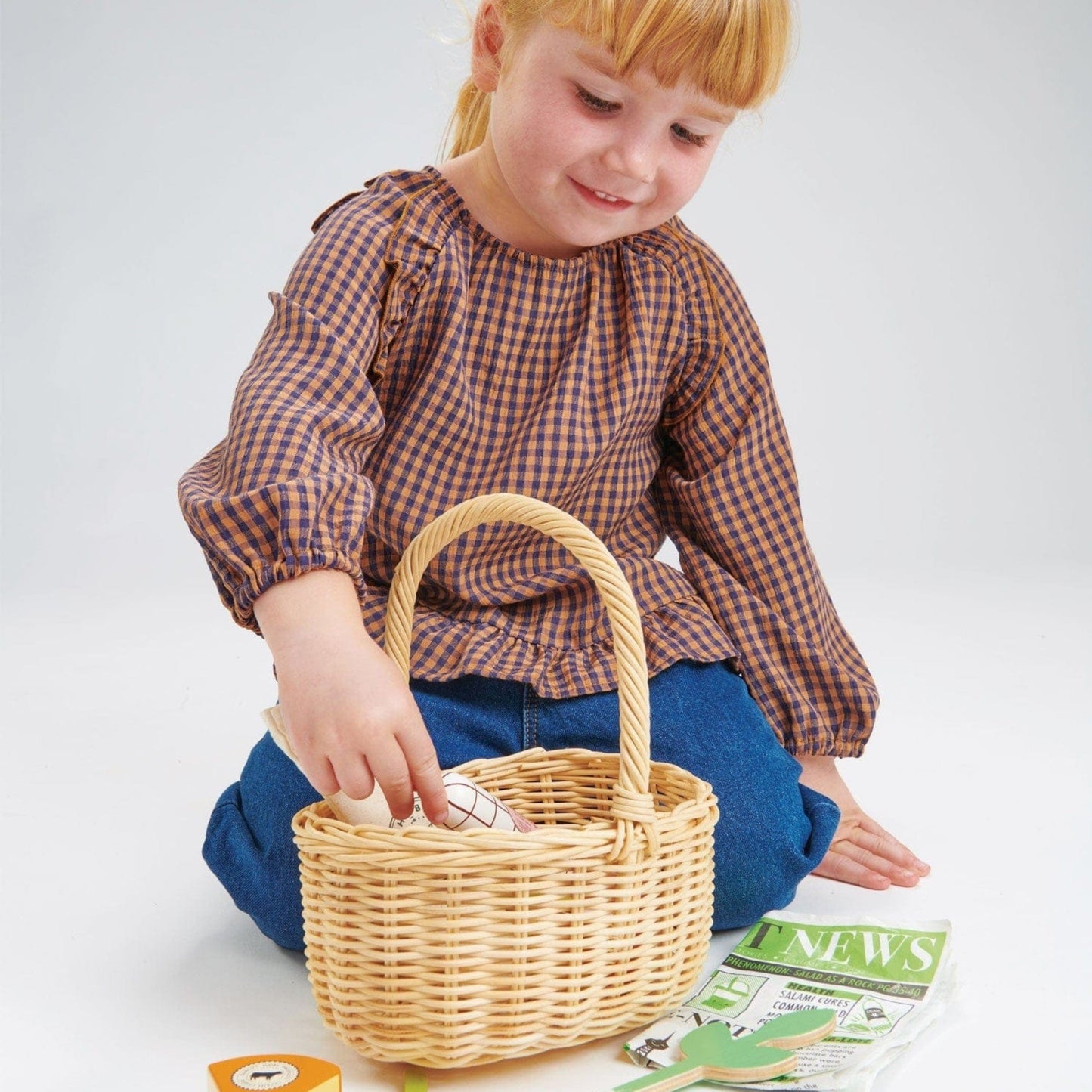 Wicker Shopping Basket