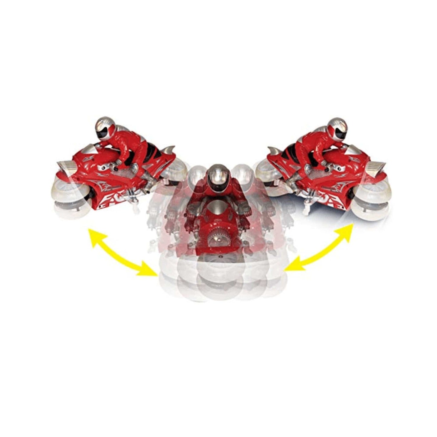 Set Of 2 Hovercycles, Red And Blue