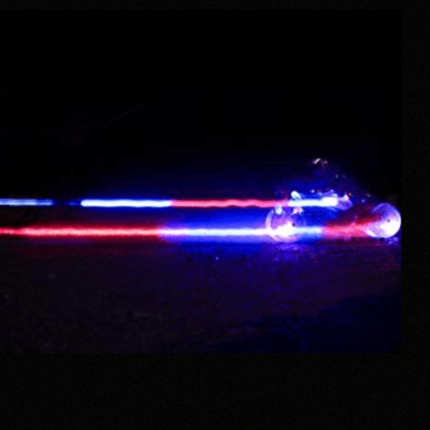 Set Of 2 Hovercycles, Red And Blue