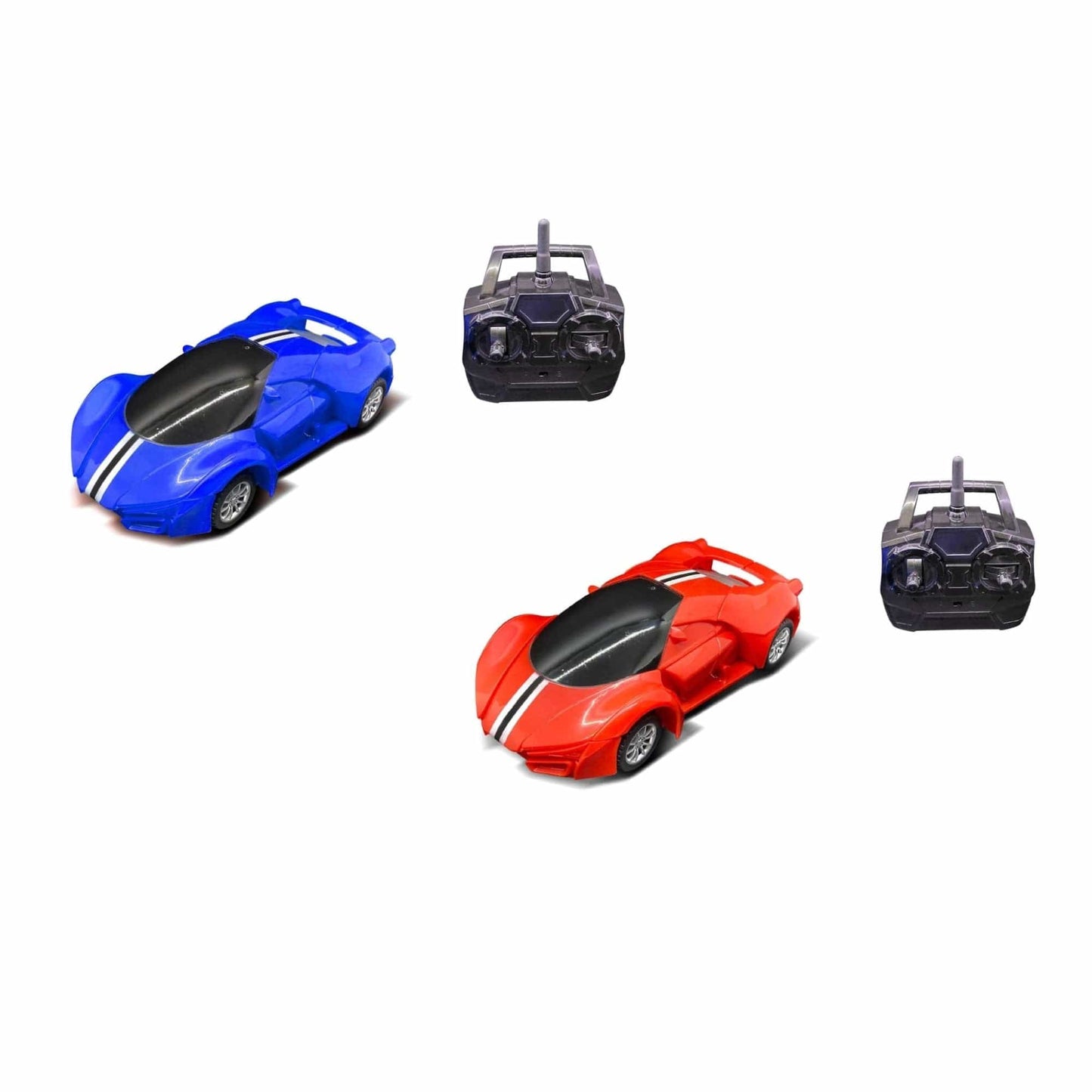 Set Of 2 Turbo Twister Crashnetix, Blue And Red