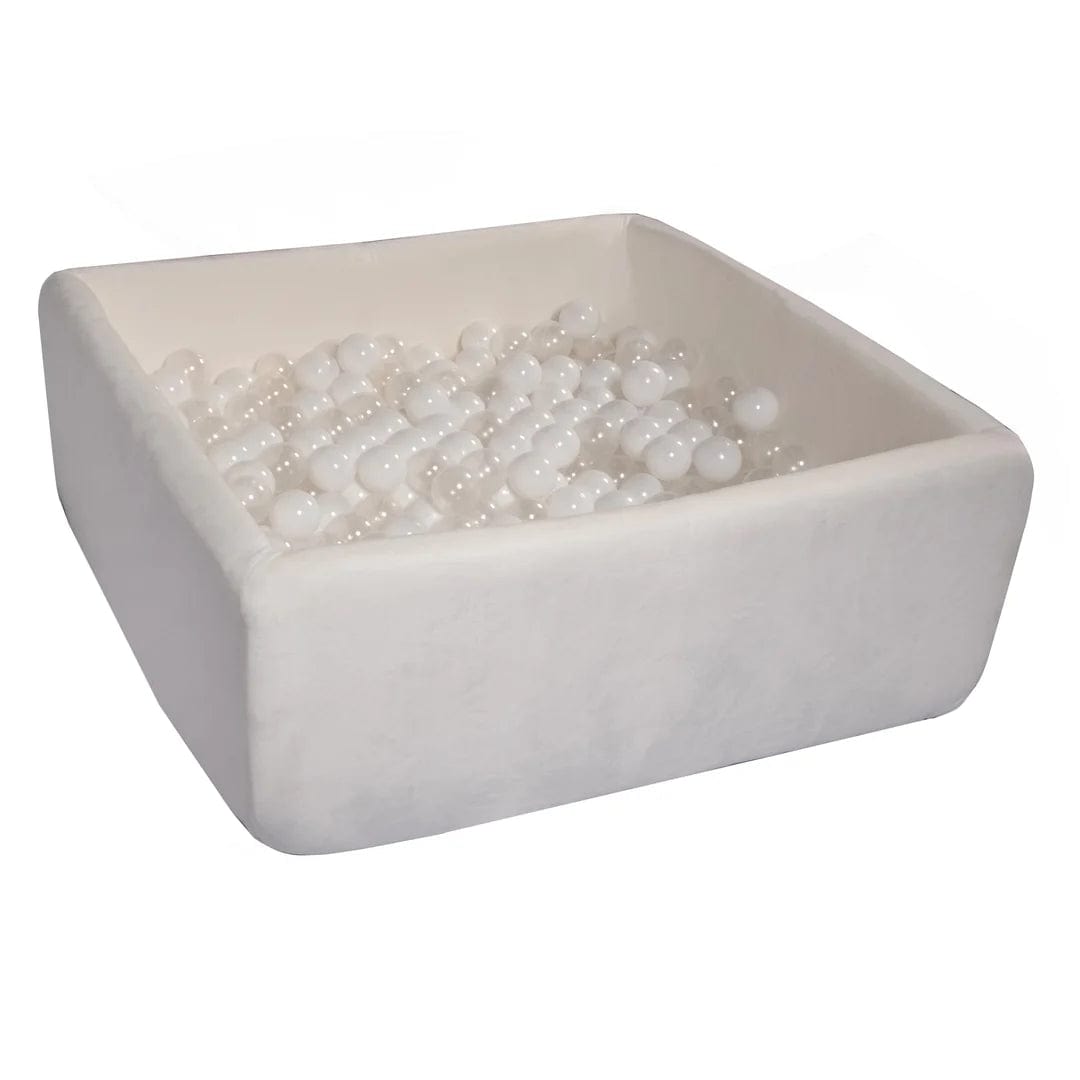 Premium White Square Ball Pit + 400 Balls