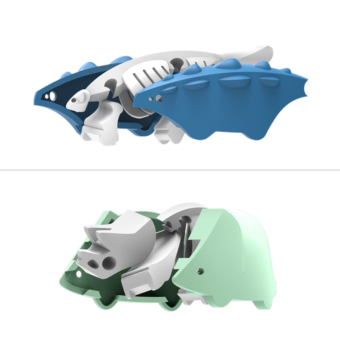 Half Dino Bundle: Tricera And Ankylo