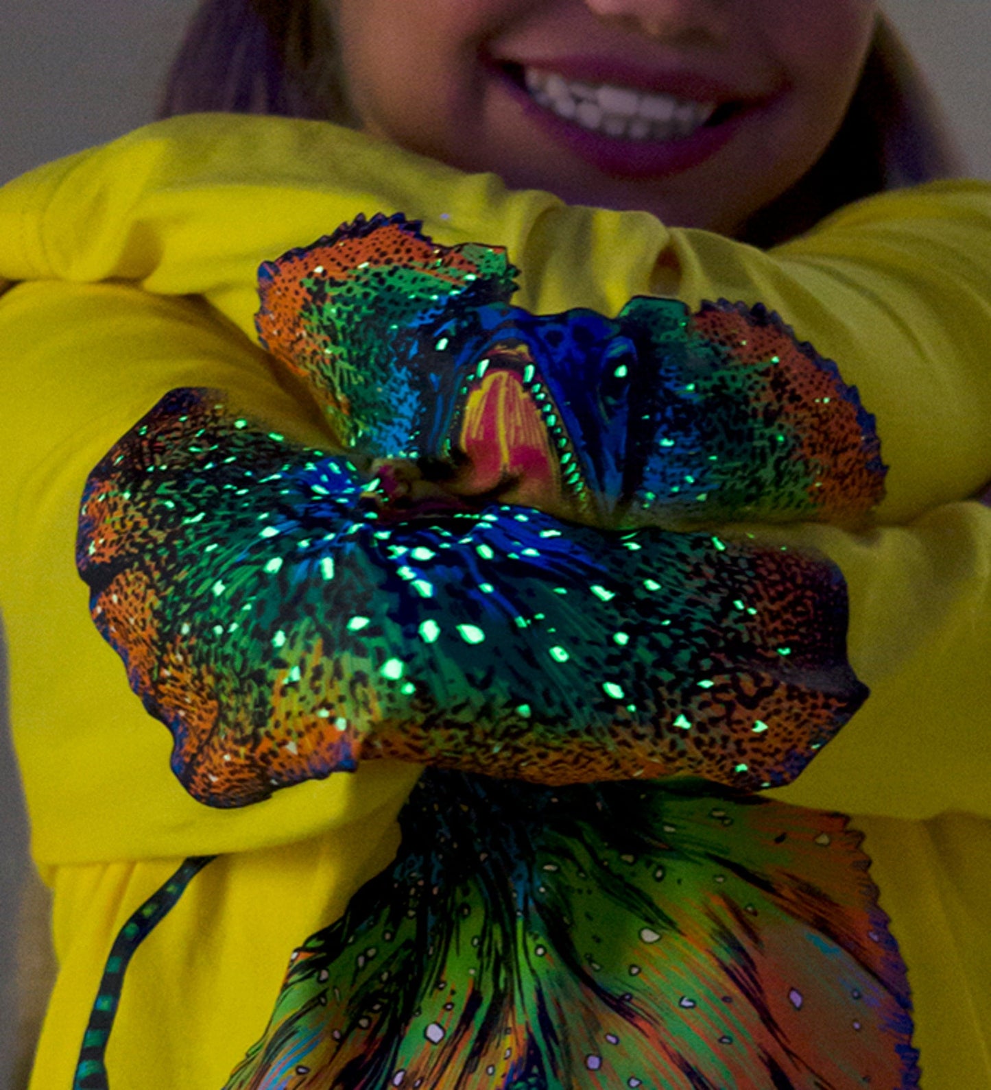 Glow Wild Glow-in-the-Dark Chomposaurus T Shirt