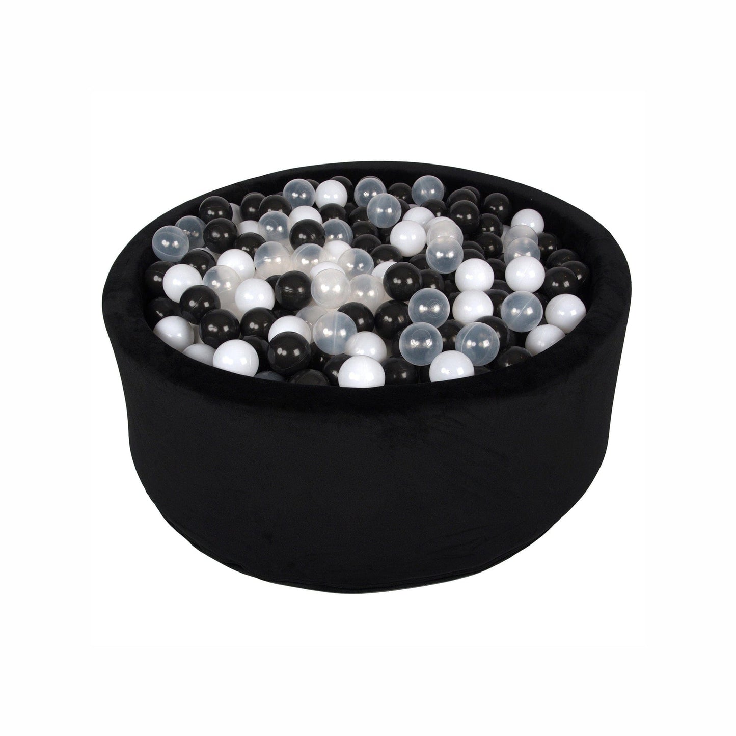 Premium Big Black Velvet Ball Pit + 400 Balls