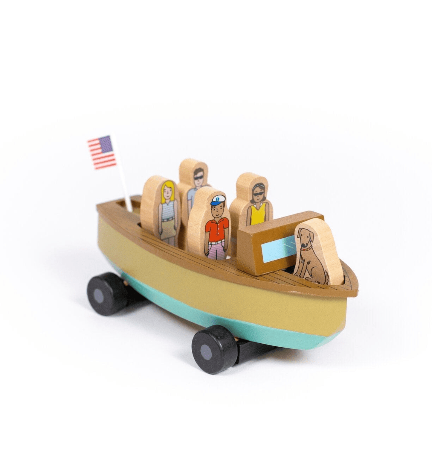 Vintage Lake Boat Magnetic Skiff