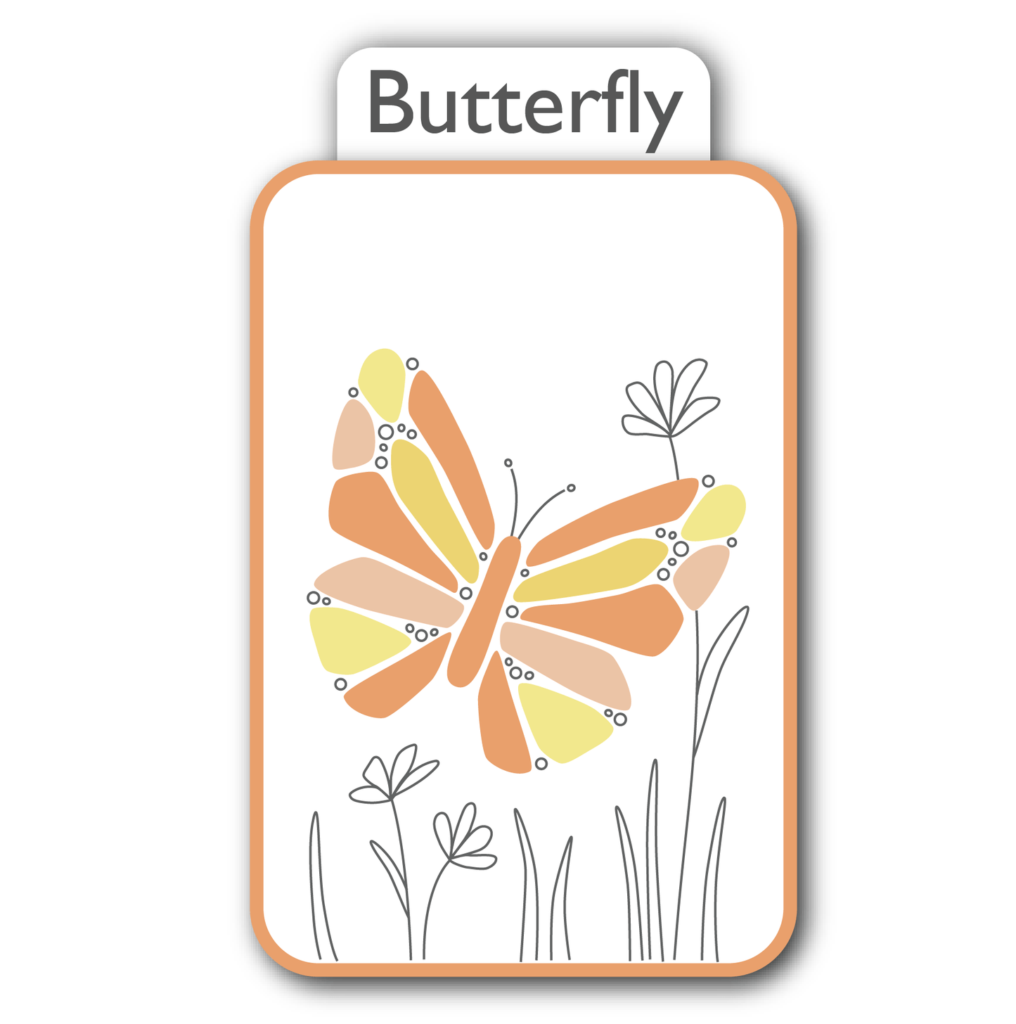 Butterfly Fabric Art Kit
