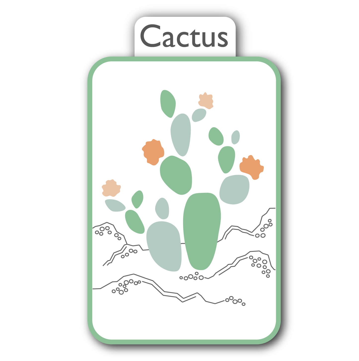 Cactus Fabric Art Kit