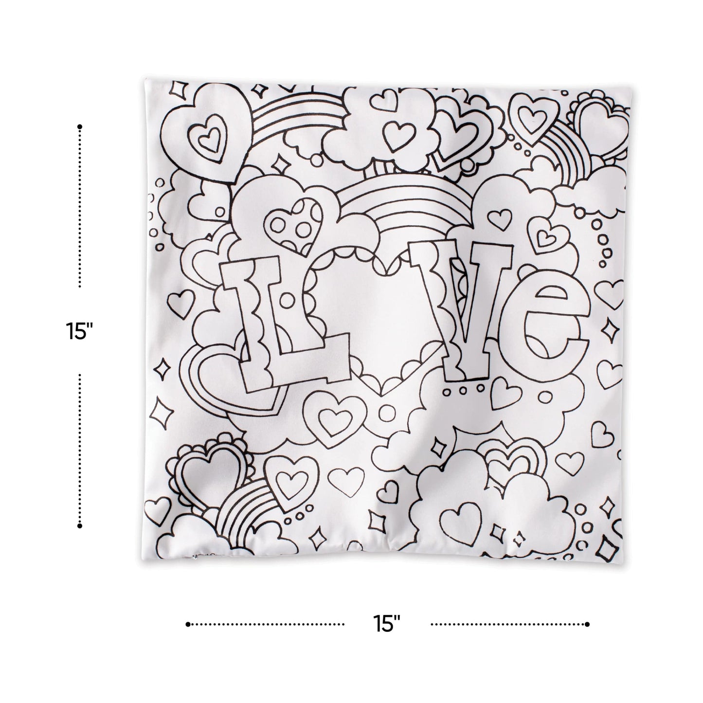 Color Pops Color-Your-Own Pillow Kit