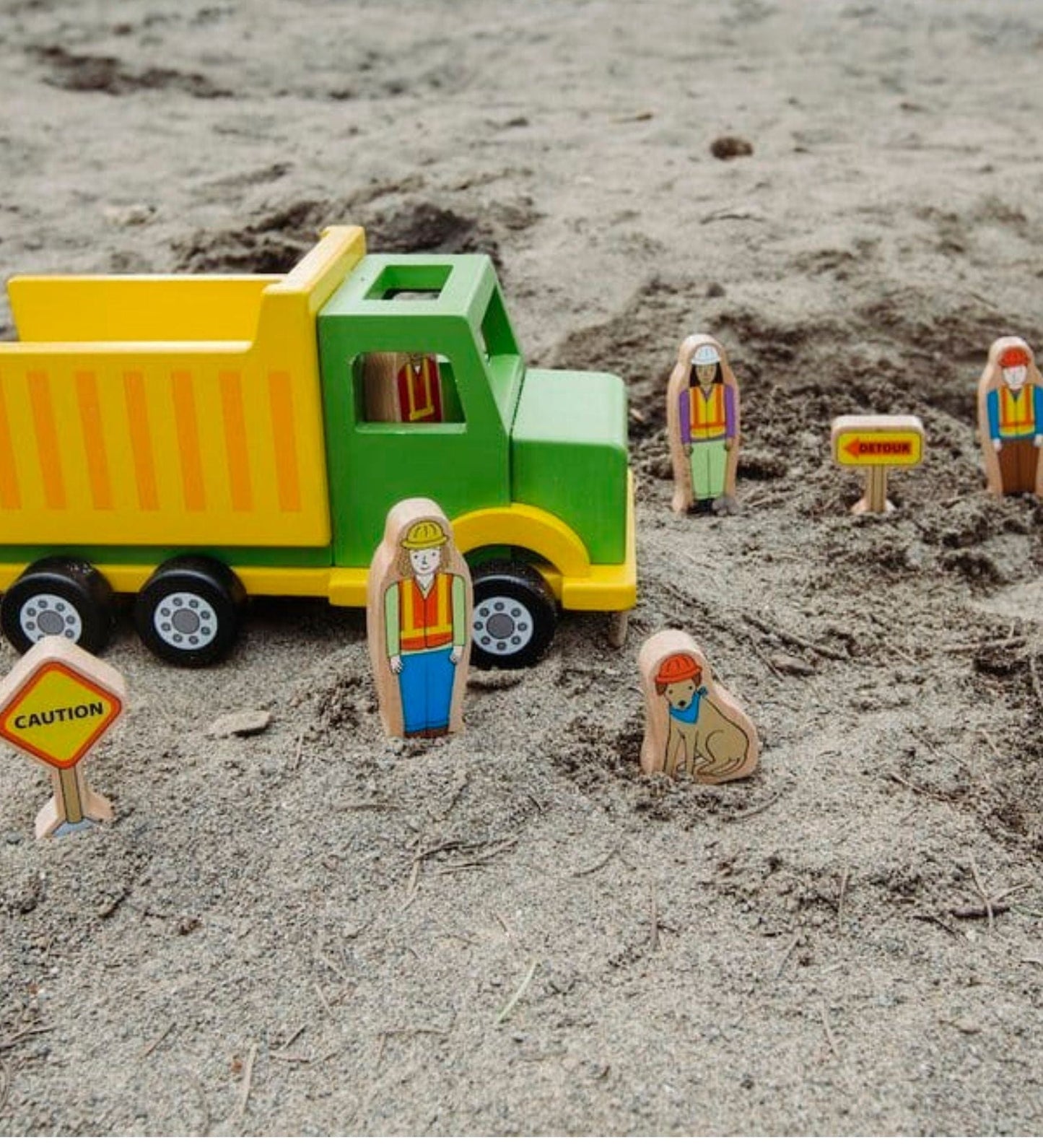 Construction Crew Magnetic Truck