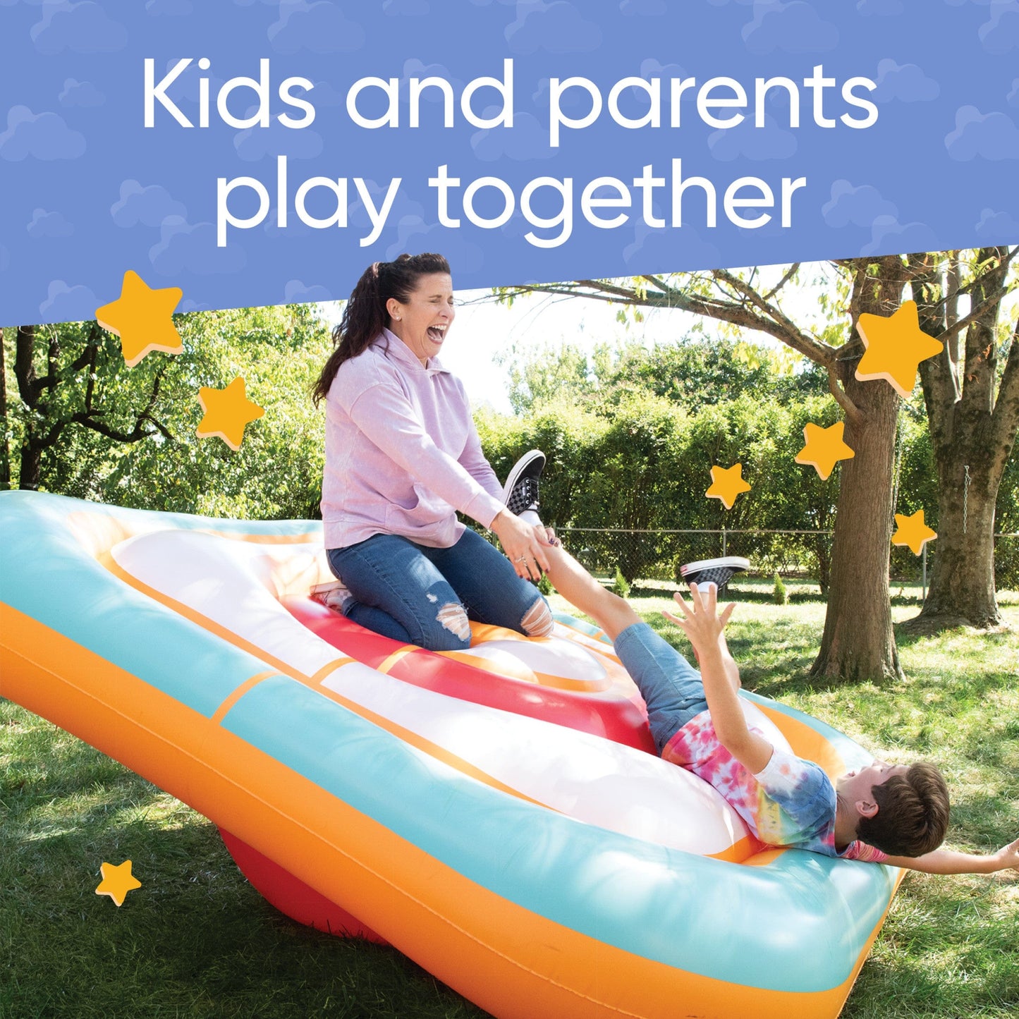 Bullseye Balance Ball Inflatable Platform