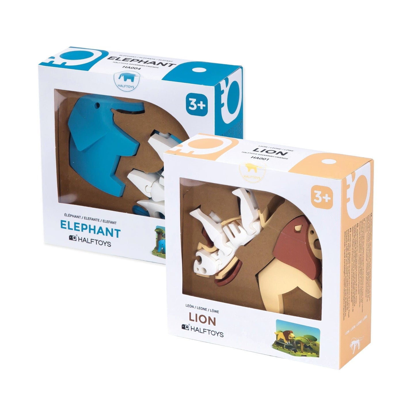 Animal Kingdom Bundle Elephant And Lion