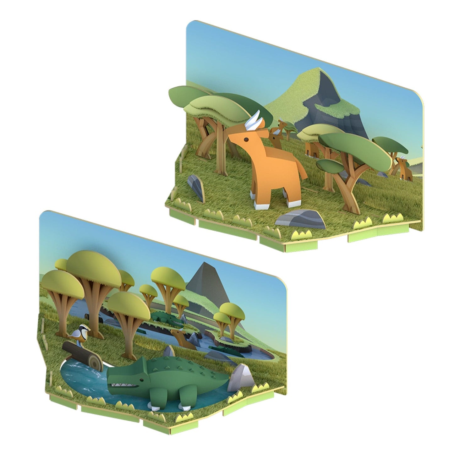 Wildlife Encounter Bundle: Impala And Crocodile