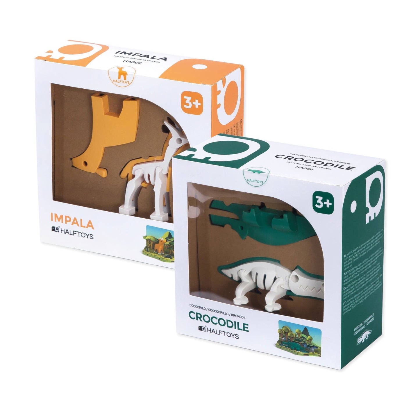 Wildlife Encounter Bundle: Impala And Crocodile