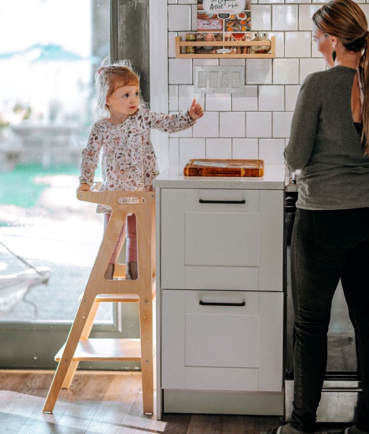 Wooden Toddler Playtower