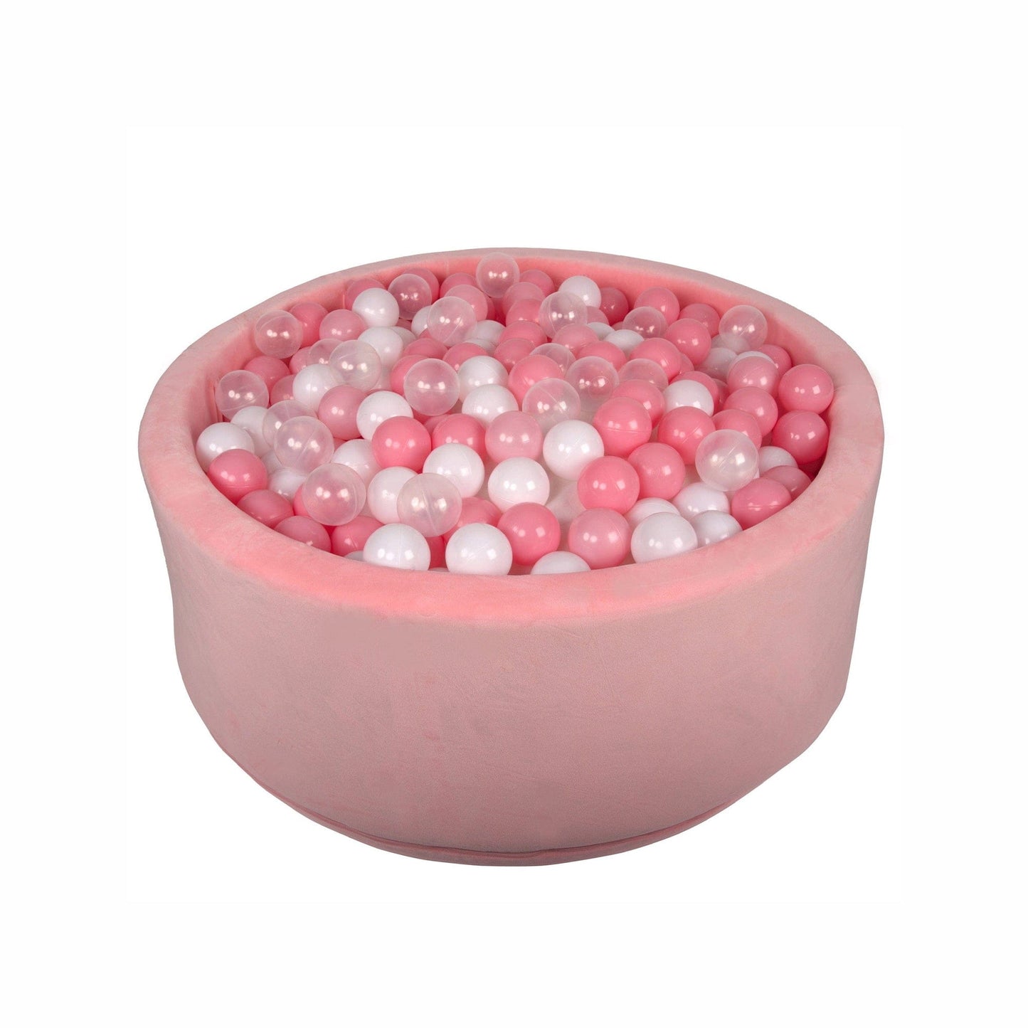 Premium Big Pink Velvet Ball Pit + 400 Balls