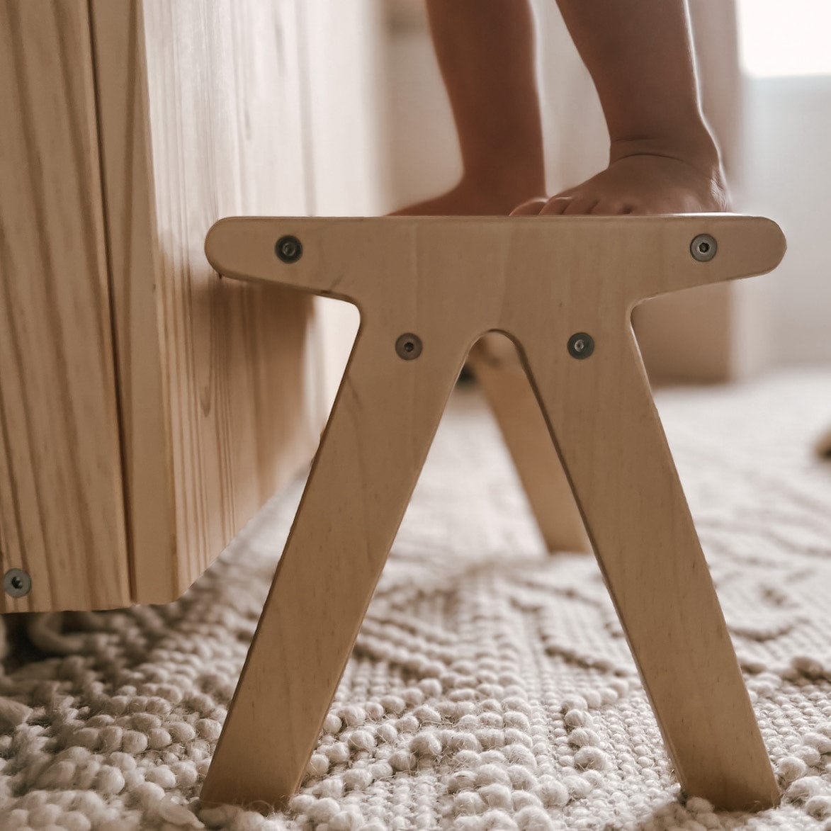 Wooden One Step Stools For Kids