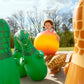 Giant Inflatable Dinosaur Bowling Set