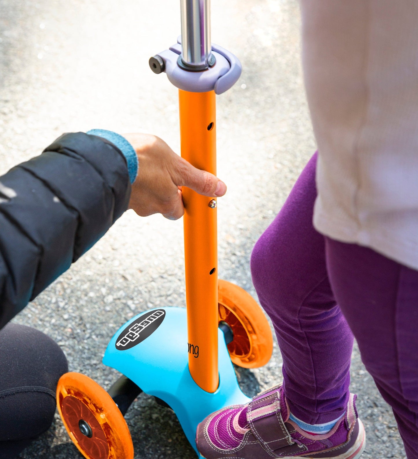 One2Go Adjustable Height Kick Scooter